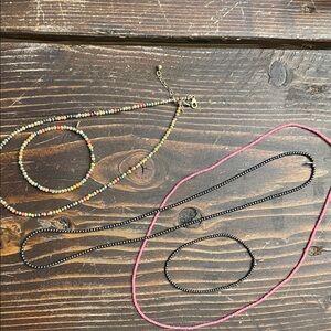 Colorful Beaded Necklace Set